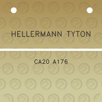 hellermann-tyton-ca20-a176