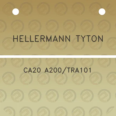 hellermann-tyton-ca20-a200tra101