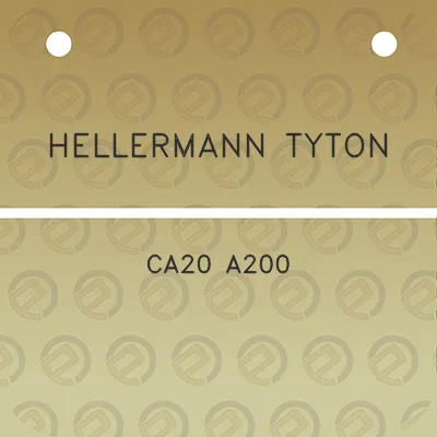 hellermann-tyton-ca20-a200