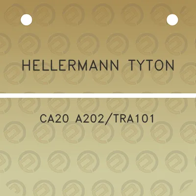 hellermann-tyton-ca20-a202tra101