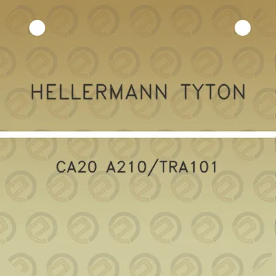 hellermann-tyton-ca20-a210tra101