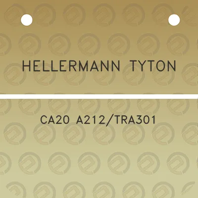 hellermann-tyton-ca20-a212tra301