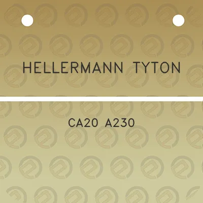 hellermann-tyton-ca20-a230