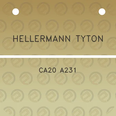 hellermann-tyton-ca20-a231