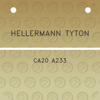 hellermann-tyton-ca20-a233