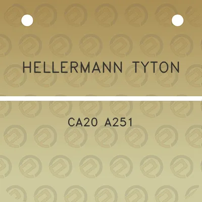 hellermann-tyton-ca20-a251