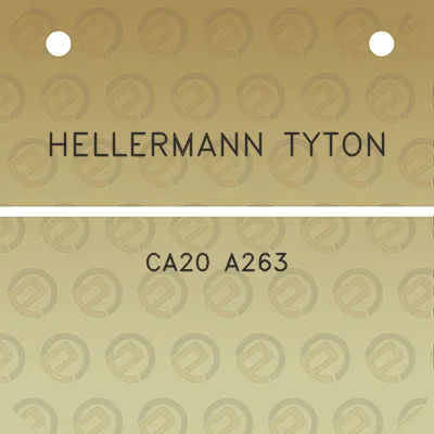 hellermann-tyton-ca20-a263