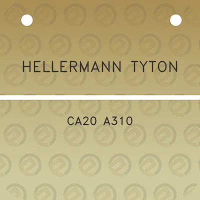 hellermann-tyton-ca20-a310