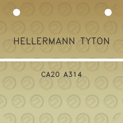 hellermann-tyton-ca20-a314