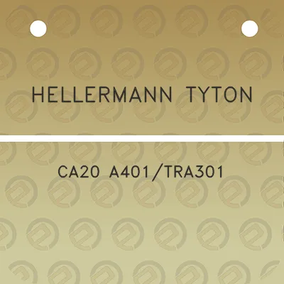 hellermann-tyton-ca20-a401tra301