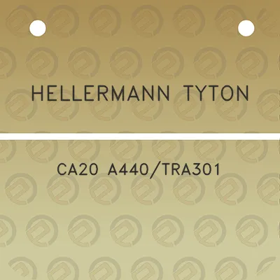 hellermann-tyton-ca20-a440tra301