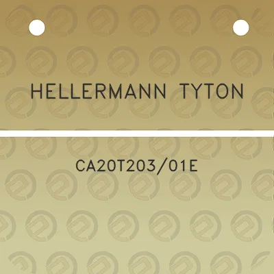 hellermann-tyton-ca20t20301e