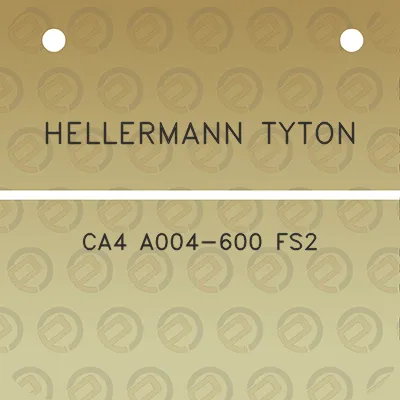 hellermann-tyton-ca4-a004-600-fs2