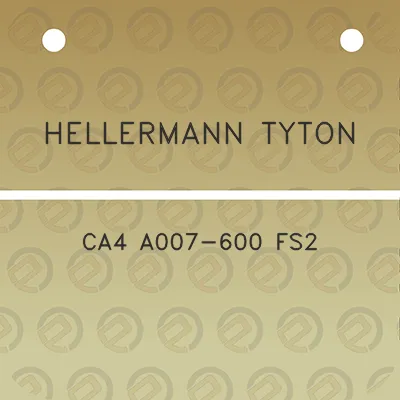 hellermann-tyton-ca4-a007-600-fs2