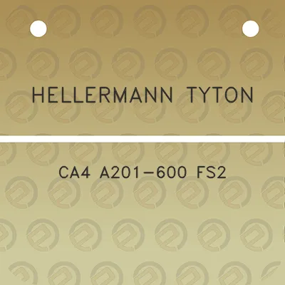 hellermann-tyton-ca4-a201-600-fs2