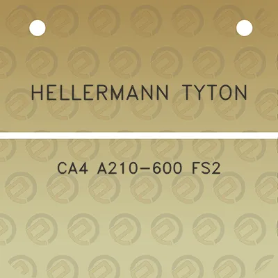 hellermann-tyton-ca4-a210-600-fs2