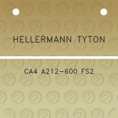 hellermann-tyton-ca4-a212-600-fs2