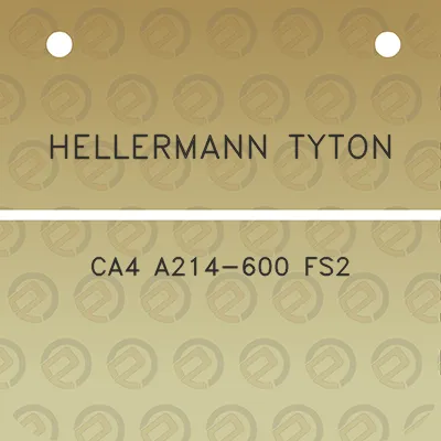 hellermann-tyton-ca4-a214-600-fs2