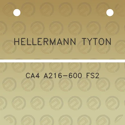 hellermann-tyton-ca4-a216-600-fs2