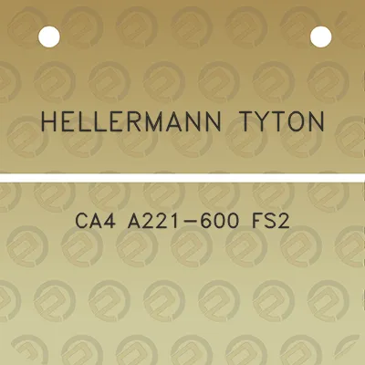 hellermann-tyton-ca4-a221-600-fs2