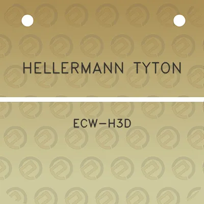 hellermann-tyton-ecw-h3d