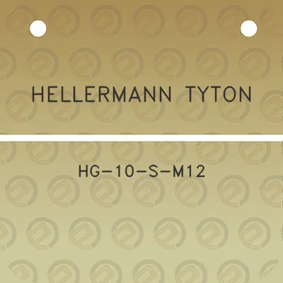 hellermann-tyton-hg-10-s-m12