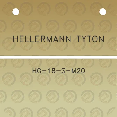 hellermann-tyton-hg-18-s-m20