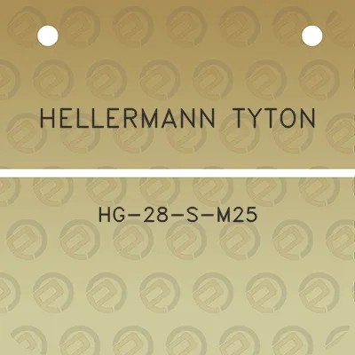 hellermann-tyton-hg-28-s-m25