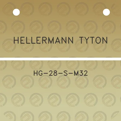 hellermann-tyton-hg-28-s-m32