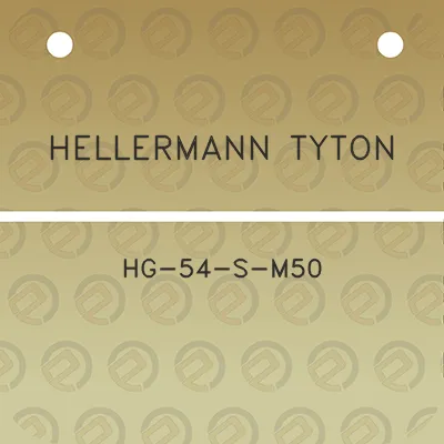 hellermann-tyton-hg-54-s-m50