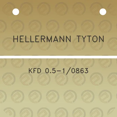 hellermann-tyton-kfd-05-10863