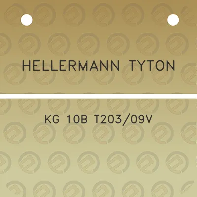 hellermann-tyton-kg-10b-t20309v