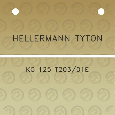 hellermann-tyton-kg-125-t20301e