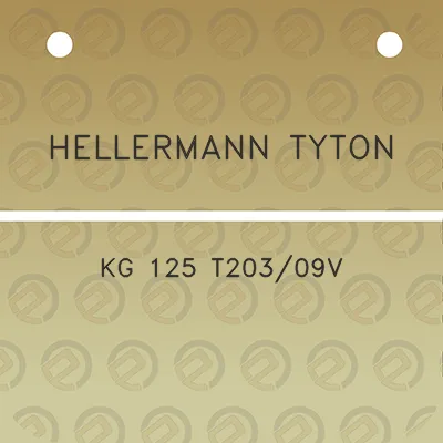 hellermann-tyton-kg-125-t20309v