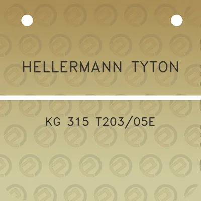 hellermann-tyton-kg-315-t20305e