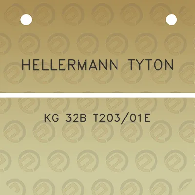 hellermann-tyton-kg-32b-t20301e