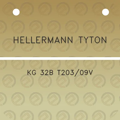 hellermann-tyton-kg-32b-t20309v