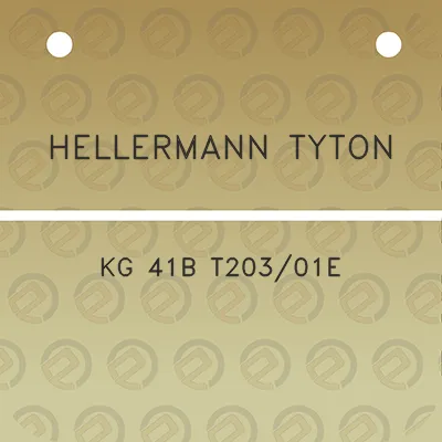 hellermann-tyton-kg-41b-t20301e