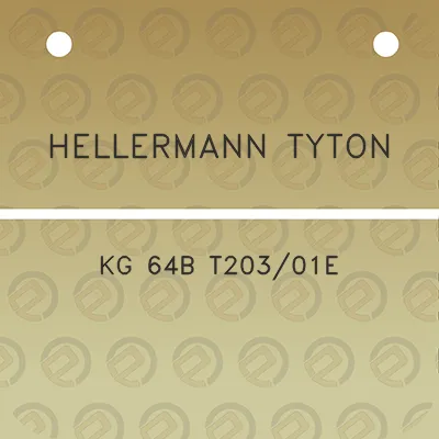 hellermann-tyton-kg-64b-t20301e