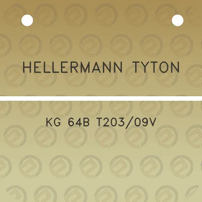 hellermann-tyton-kg-64b-t20309v