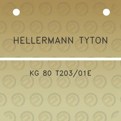 hellermann-tyton-kg-80-t20301e