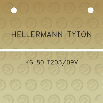 hellermann-tyton-kg-80-t20309v