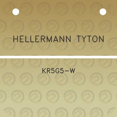 hellermann-tyton-kr5g5-w