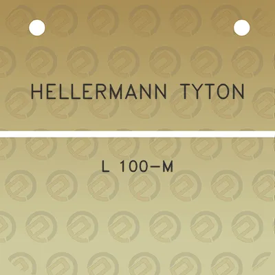 hellermann-tyton-l-100-m