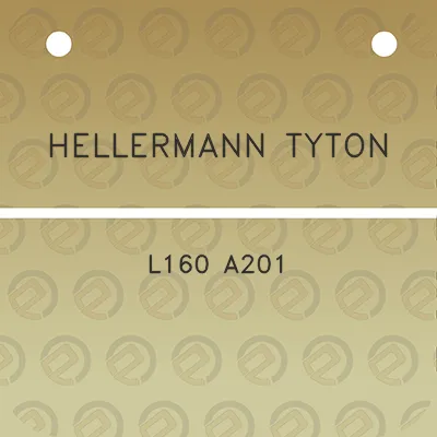 hellermann-tyton-l160-a201