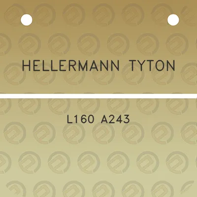 hellermann-tyton-l160-a243