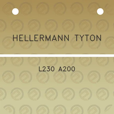 hellermann-tyton-l230-a200