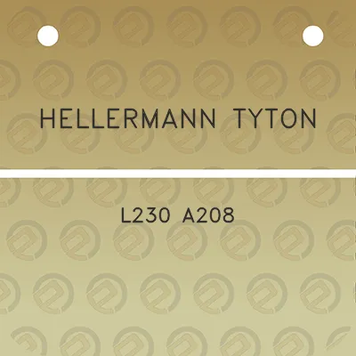 hellermann-tyton-l230-a208