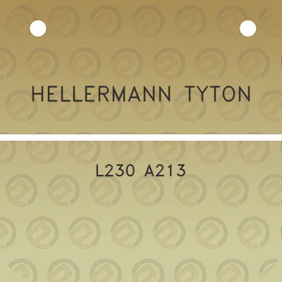 hellermann-tyton-l230-a213