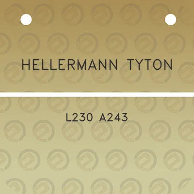 hellermann-tyton-l230-a243